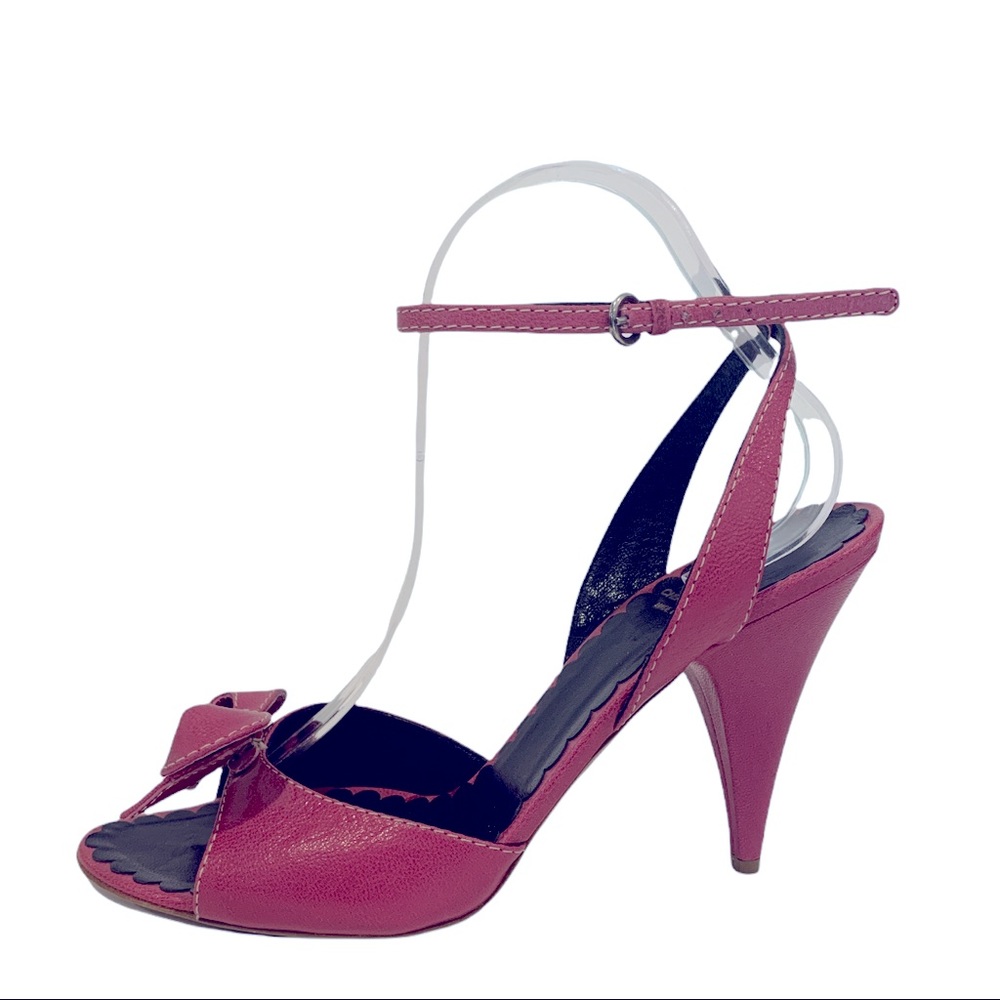 Moschino Pink Bow Heel Sandal 40